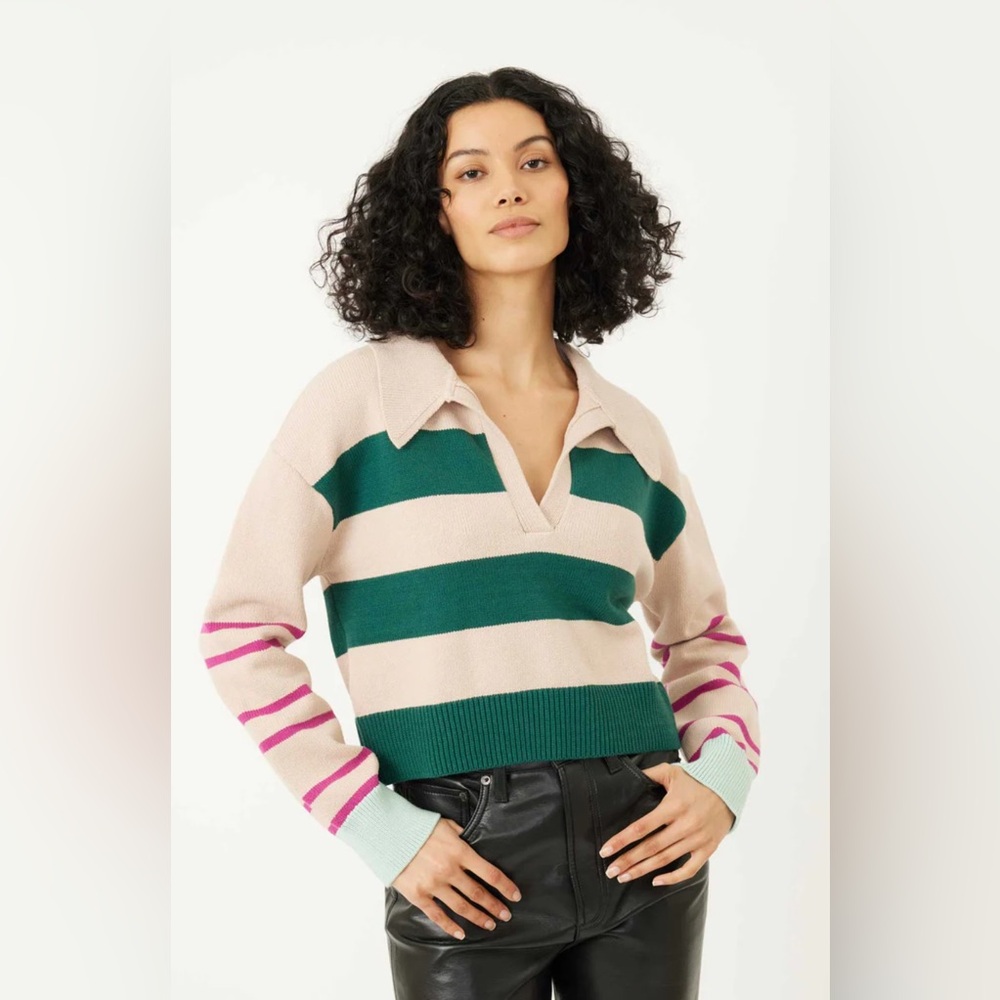 Stitches + Stripes Parker Polo sweater